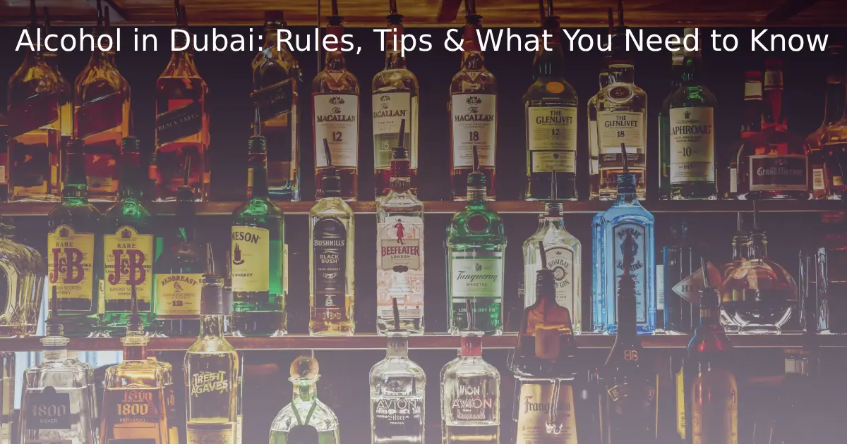 Alcohol in Dubai: Rules, Tips & What You Need to Know