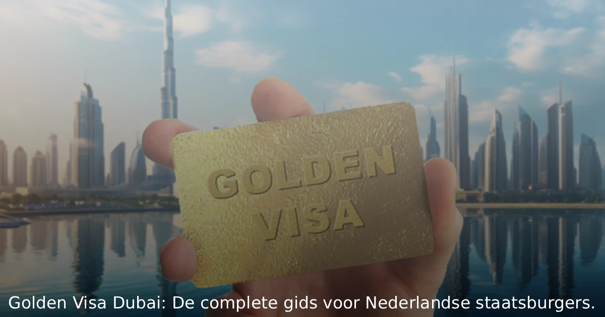 Golden Visa Dubai: The Complete Guide for Dutch Citizens