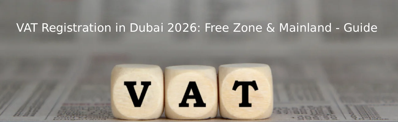 VAT Registration in Dubai 2026 Free Zone & Mainland - Guide