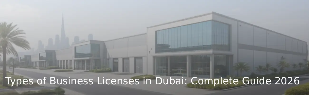 Types of Business Licenses in Dubai Complete Guide 2026