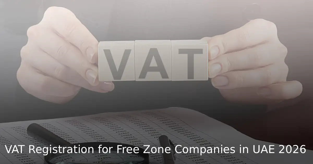 VAT Registration for Free Zone Companies in UAE 2026