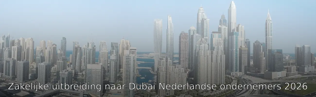 Zakelijke uitbreiding naar Dubai Nederlandse ondernemers 2026