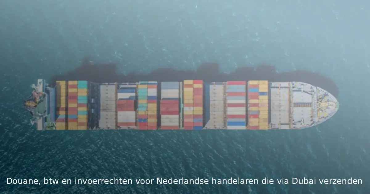 Customs, VAT, and Duty Rules for Dutch Traders Shipping Through Dubai: Complete 2026 Guide