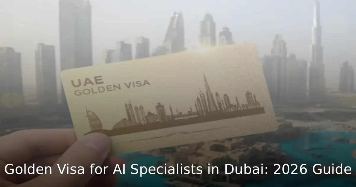 Golden Visa for AI Specialists in Dubai: 2026 Guide