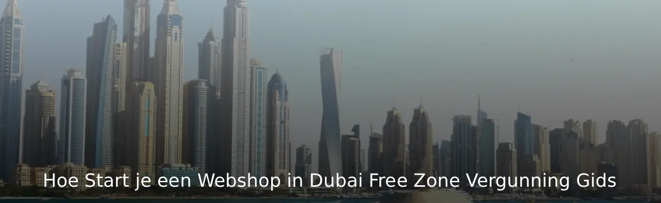 Hoe Start je een Webshop in Dubai Free Zone Vergunning Gids