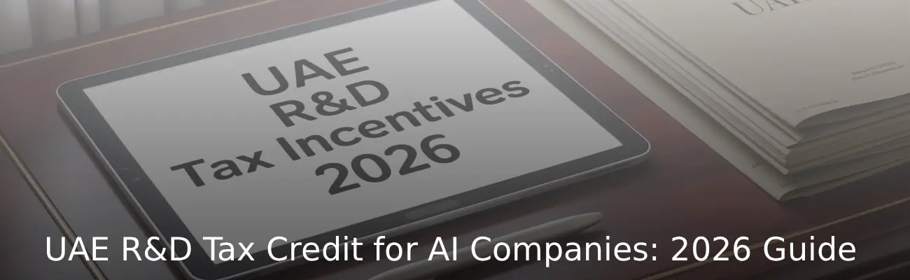 UAE R&D Tax Credit for AI Companies 2026 Guide