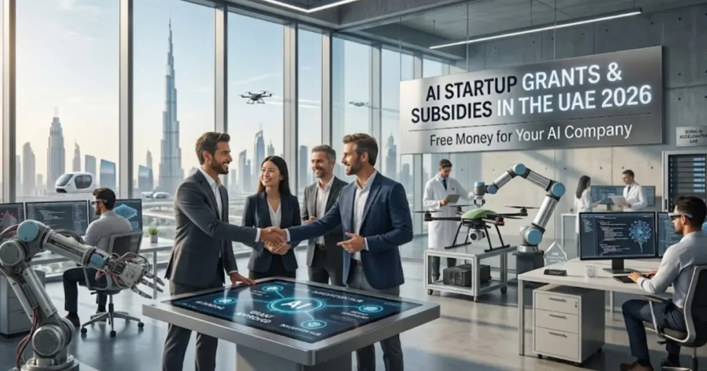 AI Startup Grants & Subsidies in the UAE 2026: Free Money for Your AI Company