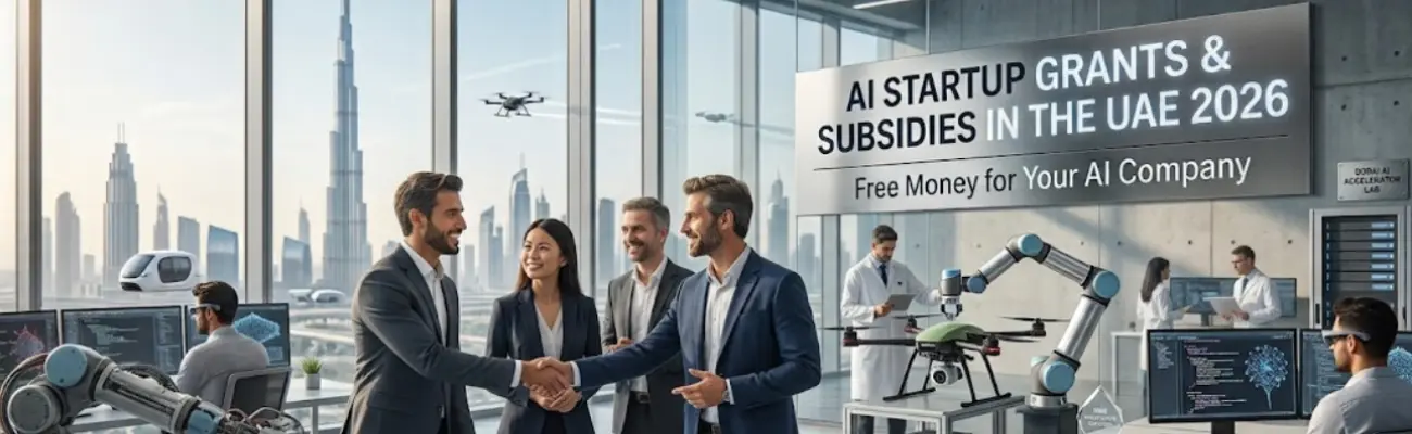 AI Startup Grants & Subsidies in the UAE 2026 Free Money for Your AI Company