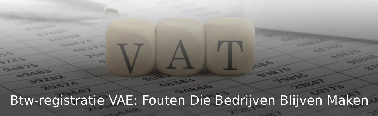 Btw-registratie VAE Fouten Die Bedrijven Blijven Maken