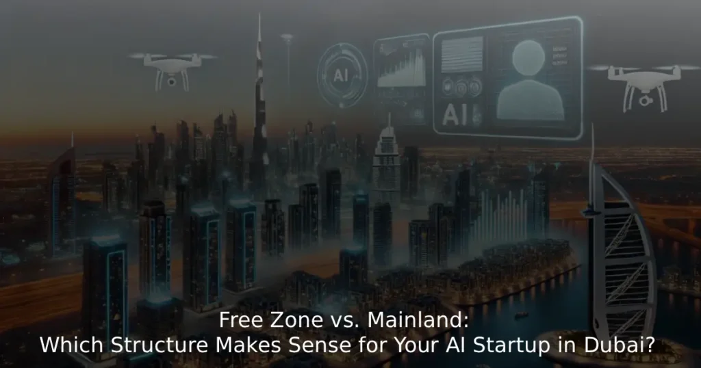 Dubai Free Zone vs Mainland for AI Startups: Which Is Better?