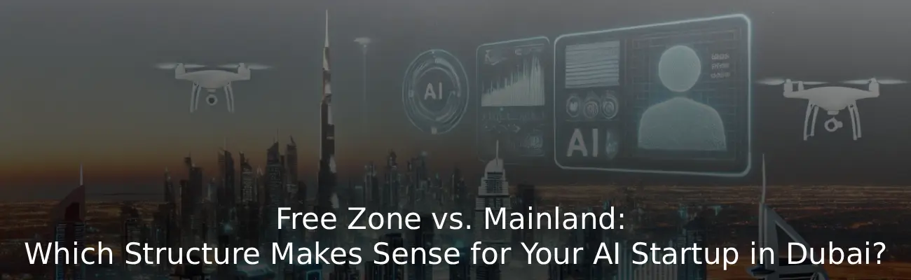 Free Zone vs Mainland for an AI Startups, Which Structure Makes Sense