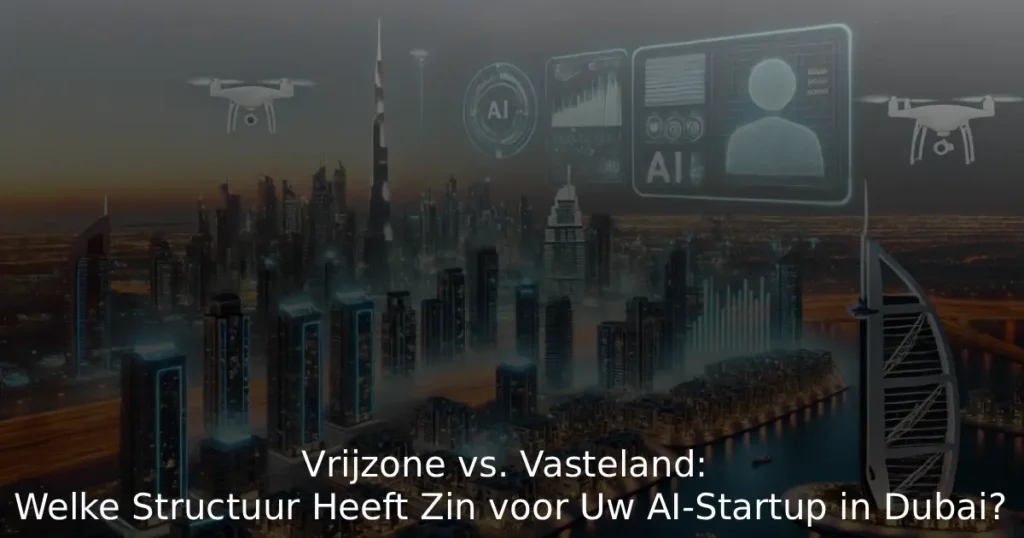 Dubai Free Zone versus Mainland voor AI-startups: wat is beter?