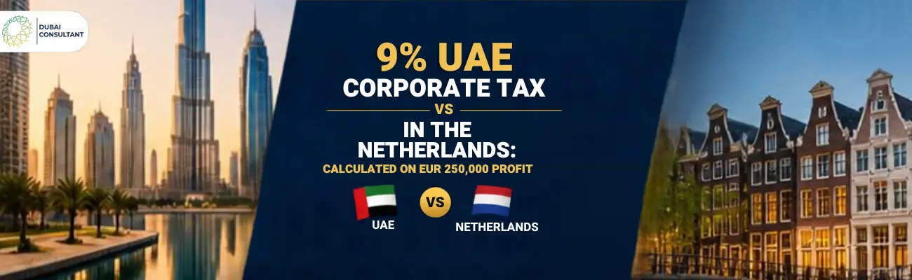 UAE vs Netherlands corporate tax comparison