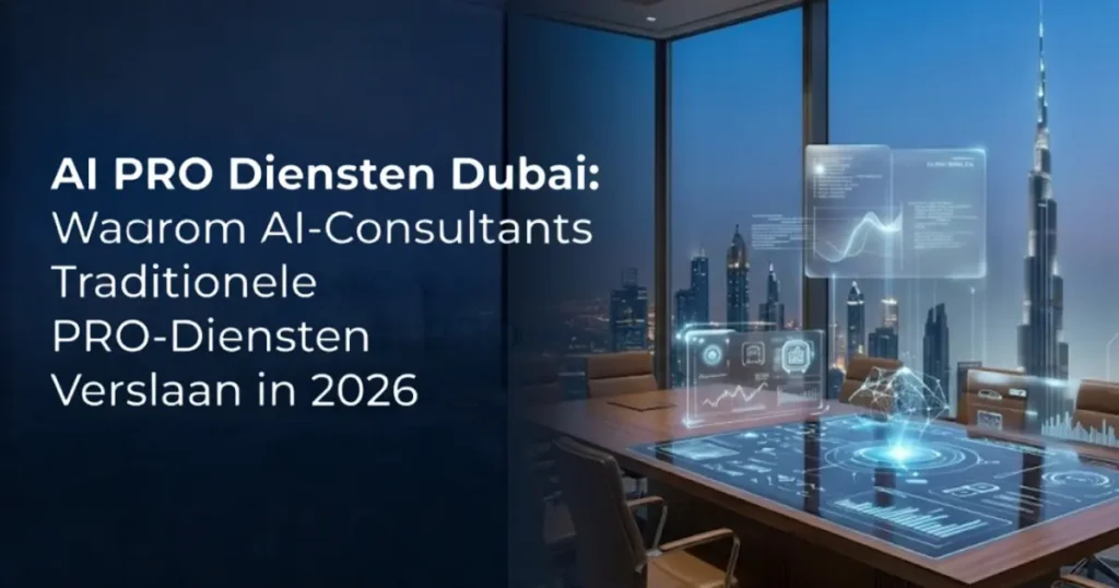 AI PRO Diensten Dubai vs Traditionele PRO-Dienst 2026