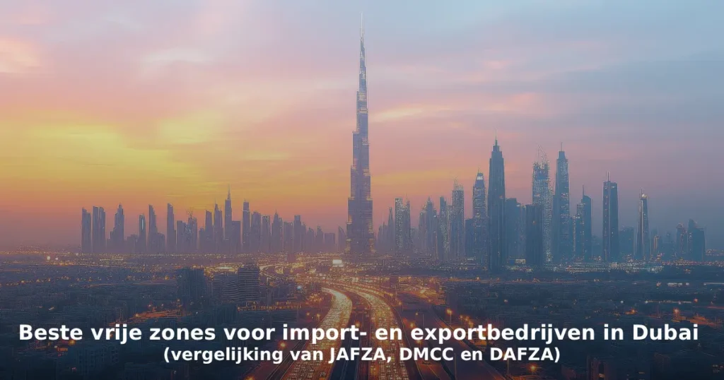 Beste Free Zones import/export Dubai 2026 | JAFZA vs DMCC
