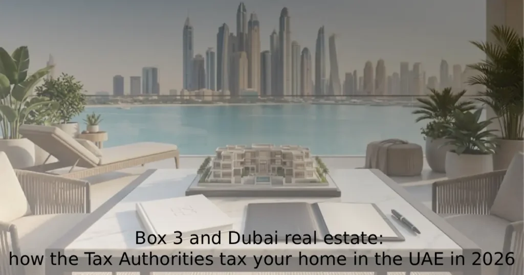 Box 3 and Dubai real estate: how the Tax Authorities tax your home in the UAE in 2026