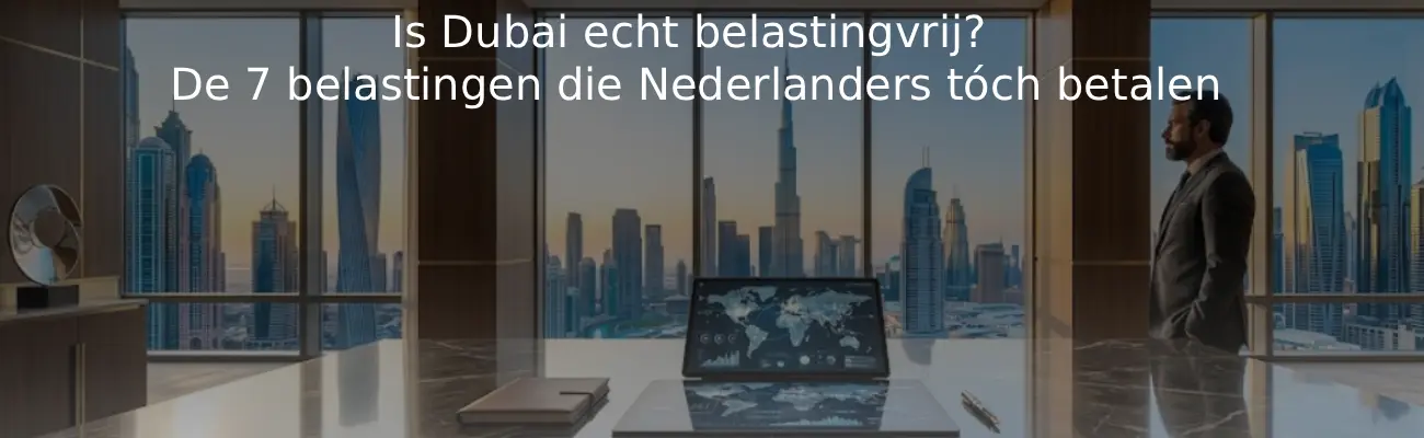 Is Dubai echt belastingvrij De 7 belastingen die Nederlanders tóch betalen